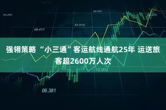 强翎策略 “小三通”客运航线通航25年 运送旅客超2600万人次